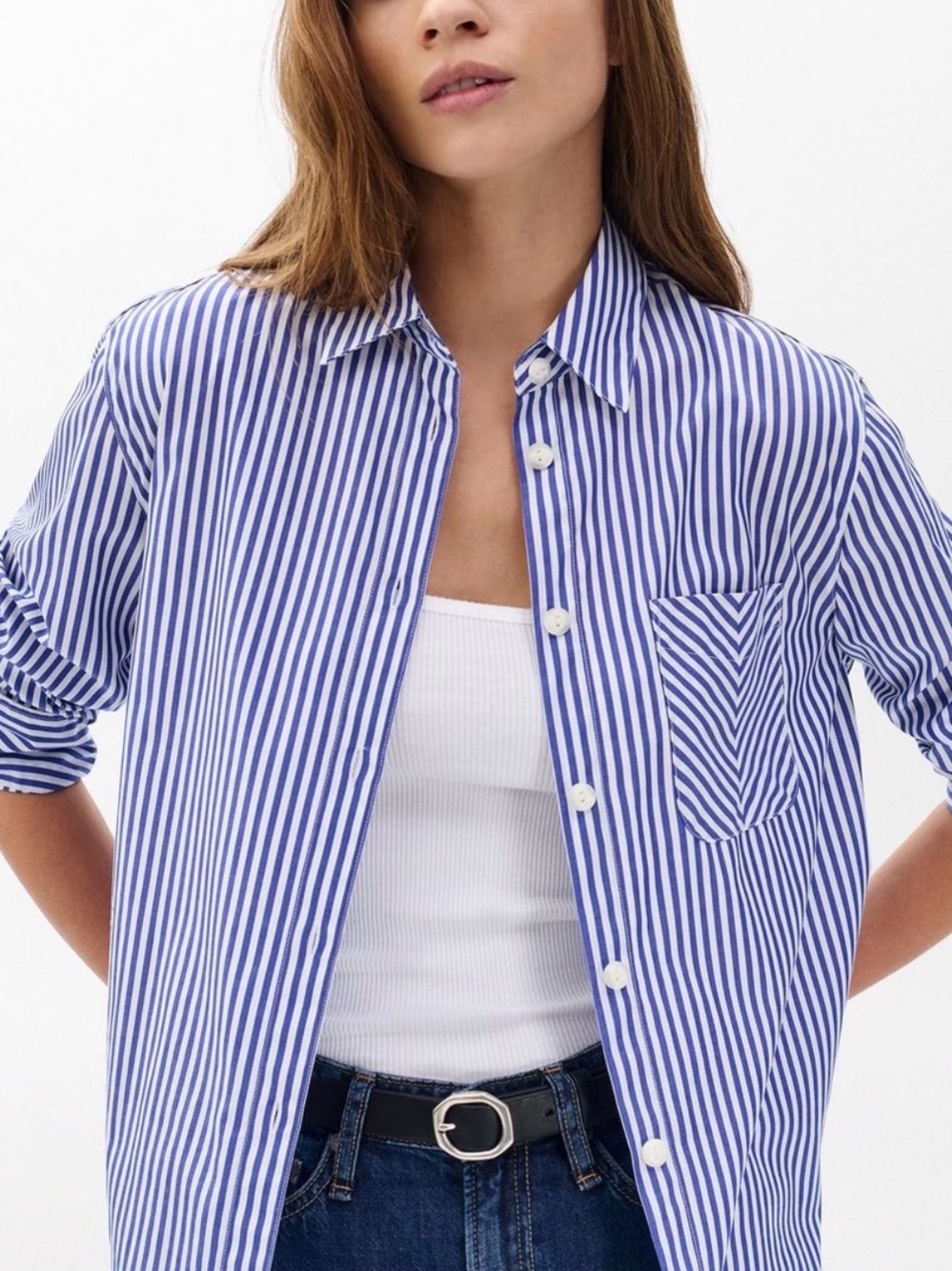 Rag & Bone Maxine Poplin Shirt | Size XS